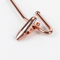Vente en gros, Meilleures ventes : Cintres multifonctionnels en métal or rose pour soutiens-gorge de bikini et vêtements, à un seul niveau, pour femmes