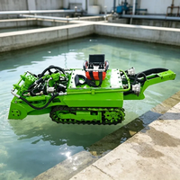 Robot de dragage sous-marin sur chenilles pour l'élimination des boues du fond des réservoirs