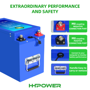 Bộ pin Lithium Ion <span class=keywords><strong>12V</strong></span> 330Ah chất lượng cao với hệ thống quản lý pin (BMS), chu kỳ sâu 12.8V 314AH, lưu trữ năng lượng Lifepo4 - Product Image 2