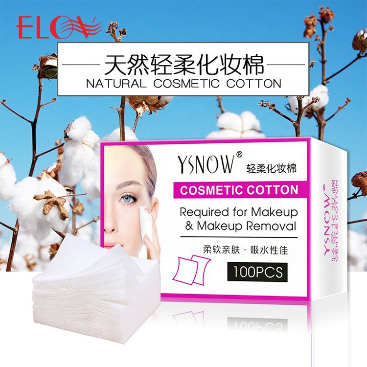 OEM ODM оптовый Производитель 100 шт. 200 шт. Натуральное косметическое средство для снятия макияжа, хлопковая Подушечка Для Лица