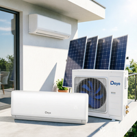 Climatiseur solaire hybride haute performance 12000 BTU Deya DGWG2-ACDC-12K, système de climatisation solaire double alimentation AC/DC pour le refroidissement hors réseau