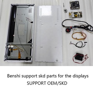 ป้ายเมนู 18.5 นิ้ว SKD CKD สำหรับลิฟต์ จอแสดงผลมีเดีย รองรับ WiFi ควบคุมระยะไกล OEM USB Bluetooth สำหรับร้านอาหาร จอแสดงผลโฆษณา LCD - Product Image 4