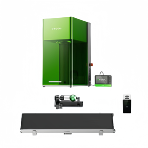 ชุดเครื่องแกะสลักและตัดด้วยเลเซอร์ไดโอดไฟเบอร์คู่ XTool Bundle Set 20W รุ่น Ultra สำหรับไม้/หิน AP2/RA2 Pro พร้อมระบบดูดควันเร็ว - Product Image 1