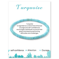 Bracelet élastique en pierres naturelles avec carte, œil de tigre, quartz rose, bracelets de guérison en cristal pour femmes et hommes