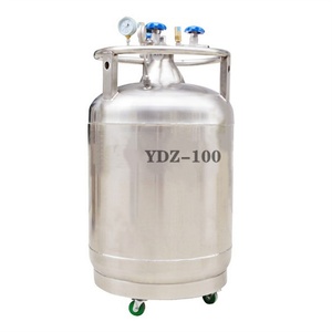 New WOBO Mobile LN2 Vessel YDZ-50 150L Self-Pressurizing Empty Liquid Nitrogen <b>Cylinder</b> for Cooling Applications - Product Image 3