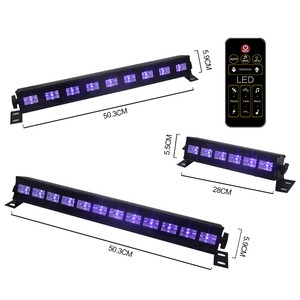 Tube lumineux LED UV 395 nm, projecteurs ultraviolets pour scène de performance, lampes UV avec interrupteur pour danse à <span class=keywords><strong>lumi</strong></span>ère noire - Product Image 4