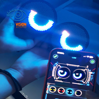 Phares de moto à défilement animé Angel Eyes Rgb Phare de moto Eagle Eye Dragon Eyes Phares à LED pour motos