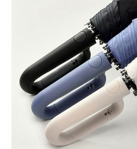 10 Ribs Handle Large Strong <b>Windproof</b> <b>Umbrellas</b> for Rain Sun 42" Portable Reverse Folding Compact Travel <b>Umbrella</b> Gift - Product Image 2