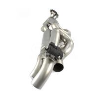 Sistem Knalpot Valvetronic Catback SS304 Kustom untuk Porsche 911 992 Exhaust 3.0T 2020-2023 Performa Muffler Upgrade Balap