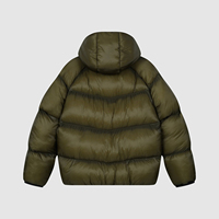 Manteau Doudoune Homme à Capuche Premium, Conception Personnalisée OEM, Matelassé et Chaud pour l'Hiver avec Fermeture Éclair