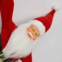 Jouet de Noël Électrique Père Noël Animé, Alimenté par Piles, en Plastique, Musical, Décoration Intérieure Classique