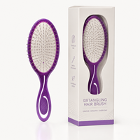 Brosse à cheveux TaoLu personnalisée avec logo, coussin d'air, brosse démêlante populaire à aiguilles en acier, brosse à cheveux écologique pour massage du cuir chevelu