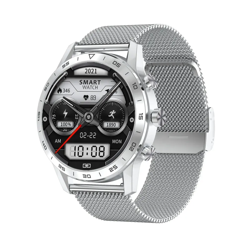 KK70 Smartwatch กันน้ำ IP68 Call ฟังก์ชั่น Heart Rate Monitor สมาร์ทนาฬิกาปุ่มหมุนนาฬิกาข้อมือ KK70สุขภาพ Tracker