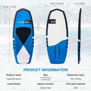 Nuevo Foilboard Ligero de Fibra de Carbono 13.2/16.4L, Tabla de Surf Todo en Uno con Bomba de Hidroala, Práctica para Saltos, FB 002 Ne - Product Image 5