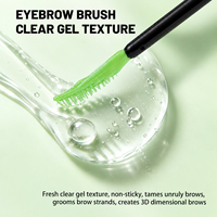 Gel transparent coiffant pour sourcils, maquillage naturel et volumineux, vente en gros, logo personnalisé, OEM, marque privée