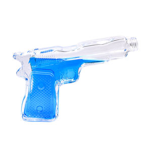 Botella de vidrio en forma de pistola de 250 ml, líquido de uso especial con corcho o tapón de rosca, decoración de cerveza <span class=keywords><strong>para</strong></span> uso doméstico - Product Image 1