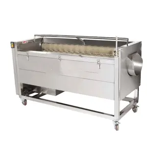 Máquina <span class=keywords><strong>de</strong></span> lavado y pelado <span class=keywords><strong>de</strong></span> cepillos <span class=keywords><strong>de</strong></span> <span class=keywords><strong>patatas</strong></span> en la línea <span class=keywords><strong>de</strong></span> producción <span class=keywords><strong>de</strong></span> máquinas <span class=keywords><strong>de</strong></span> envasado <span class=keywords><strong>de</strong></span> verduras - Product Image 1