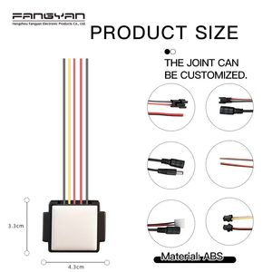 FANGYAN 12V 24V 3A Accesorio para Espejo LED Inteligente, Interruptor Táctil de un Solo Botón con Atenuación Continua, Manual, Monocromático/Tricolor (CCT) - Product Image 3