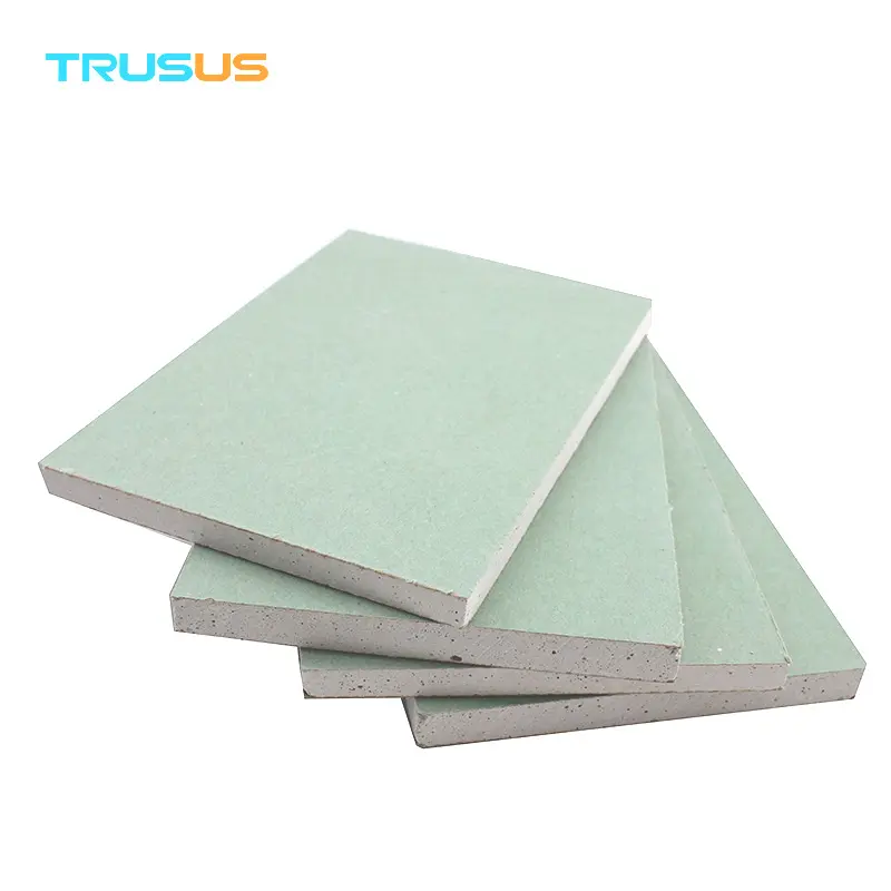 TRUSUS กระดานปูนฉาบทนไฟ แผ่นหิน Drywall 12 มม. กระดานยิปซั่มสีชมพู