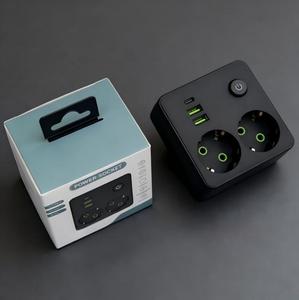 Interruptor de Pared Minimalista YUHE, 1 Tomacorriente AC, 0 USB C, 0 USB A, 230V 16A, Material ABS, Interruptor de 1 Vía, IP20, App Smart Life, Cable de 0.5m - Product Image 4