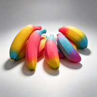 Jouet anti-stress réaliste en forme de banane, à récupération lente, extensible, outil sensoriel pour soulager l'anxiété et le TDAH, jouet de bureau