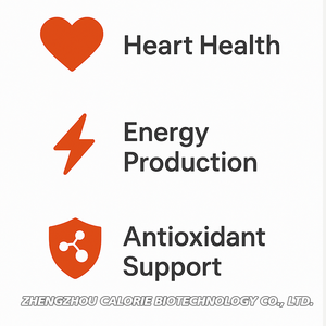 OEM ODM Coenzima <span class=keywords><strong>Q10</strong></span> <span class=keywords><strong>Ubiquinone</strong></span> ad Alta Concentrazione 120 Capsule Softgel per Adulti Fermentazione Naturale Non-OGM e Senza Glutine - Product Image 4