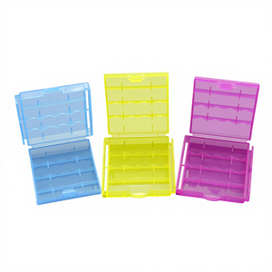 Portabatterie impermeabile riutilizzabile da 12 pezzi per <span class=keywords><strong>batterie</strong></span> <span class=keywords><strong>AA</strong></span>/AAA con <span class=keywords><strong>stilo</strong></span>, 5 colori, leggero per campeggio all'aperto - Product Image 5