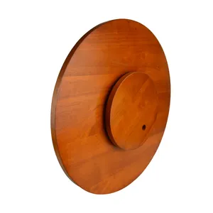 Custom Size Wood Lazy Susan Turntable Extra Large Rotating Storage Tray Wooden Disc Tray Cheese Board Charcuterie Platter