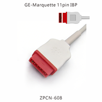 Connecteur médical en cuivre mâle/femelle avec boîtier PC IP60 pour réparation de transducteur de température de câble IBP 230V 30A EMSLIFE ZPCN-601