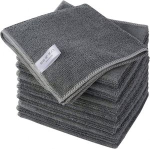Chiffon de nettoyage pour vitres de voiture en microfibre personnalisé, à séchage rapide, tricoté et absorbant - Product Image 3
