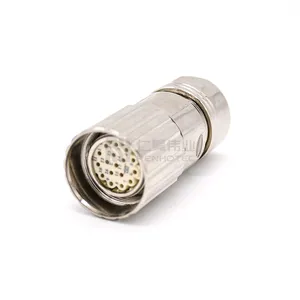 M23 17 Pin Connector Female Encoder Connector M23-17 Pin for Industrial Machine