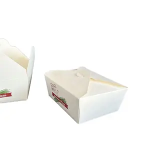 定制牛皮纸食品包装带走纸午餐披萨炸鸡盒
