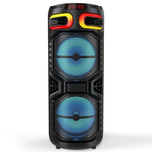 スピーカー・ウーファー Party Speaker Square Box KIMISO QS-8802 Double 8 Inch Outdoor Wireless Party Speaker