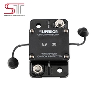 Interruptores de circuito eléctrico de reinicio automático, E97, 30A, para cargador de batería y sistema de audio de CC
