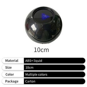 Bola Mágica Negra Personalizada, Luces LED Redondas de Plástico, Mini Juguete de Fiesta Negro, Bola 8 para Reuniones - Product Image 2