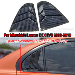 Cubierta Decorativa para Ventilación Lateral de Ventana Trasera para Mitsubishi Lancer EX X EVO 2008-2018, Accesorios para Auto, Piezas de Repuesto, Fibra de Carbono - Product Image 1