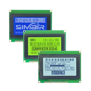 12864 매력적인 가격 3.18 인치 그래픽 LCD 12864 디스플레이 모듈 지원 6800 3.3V/5V 128x64