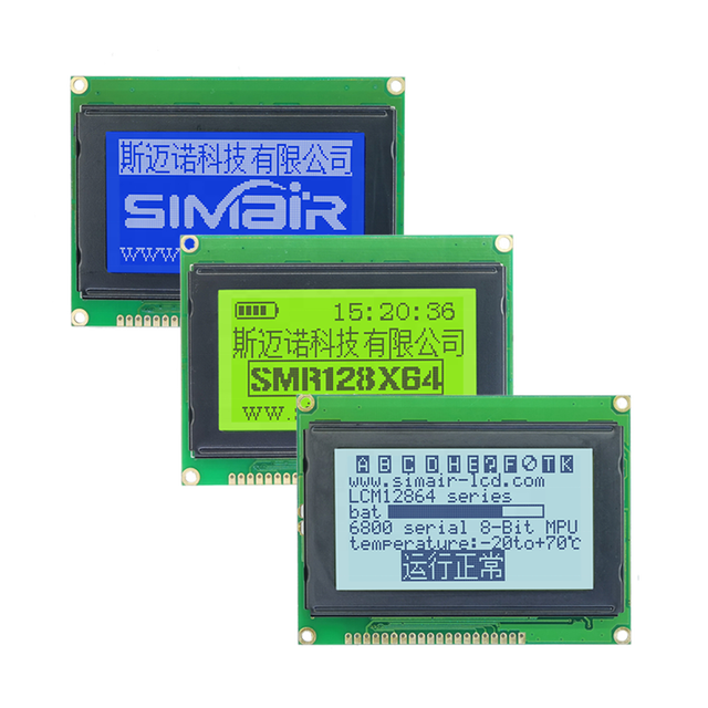 93x70mm 128x64 Dot Matrix COB Display Module 12864 LCM Graphic LCD KS0108 LCD