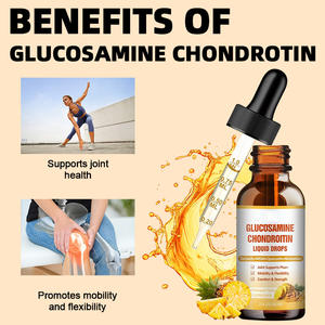 OEM ODM Glucosamine liquide orale pour adultes, sulfate de chondroïtine, MSM, gouttes, complément alimentaire 60 ml, curcuma, encens, quercétine, bromélaïne - Product Image 2
