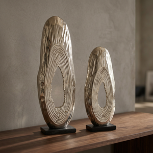 Handmade Aluminum New Arrival Sculpture Set <b>Figure</b> Modern Eco-Friendly Art Tabletop Display 2Pcs Living Room Decor - Product Image 2