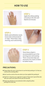 Extra Forte Amarelo Óleo de Peeling Iluminar Cotovelos joelhos Mãos Melanina Branqueamento Pele Escura Forte Rosto Peeling <span class=keywords><strong>Oil</strong></span> - Product Image 3