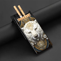 20 Kreative Bilder Anti-Fall-und feuchtigkeit beständige Metall-Zigaretten etui mit Druck-Logo-Zigaretten schachtel aus feinem Papier