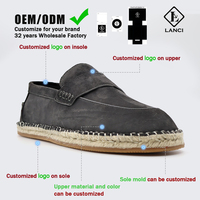 Fabricant de chaussures LANCI, design personnalisé de chaussures mocassins, espadrilles, mocassins à enfiler, chaussures personnalisées avec logo, chaussures en daim de qualité supérieure, chaussures en jute