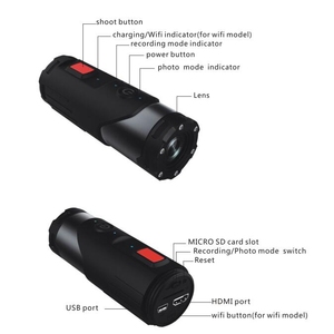 Caméra d'action sportive 2K 12MP WiFi <span class=keywords><strong>P2P</strong></span> Full HD 1080P Mini étanche pour vélo, moto, casque, <span class=keywords><strong>sport</strong></span> de plein air - Product Image 4