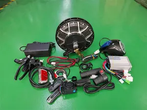 Kit de Motor de conversión trasera para bicicleta eléctrica, Motor de buje de radios BLDC, 48V, 60V, 800W, 1000W