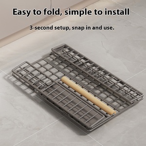 Складная металлическая корзина для кухонной мойки, выдвижная, без монтажа, телескопическая, для хранения посуды и мисок - Product Image 3