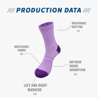 Chaussettes de course respirantes à séchage rapide antibactériennes en tricot à ressort pour hommes, chaussettes de sport athlétiques à coussinets