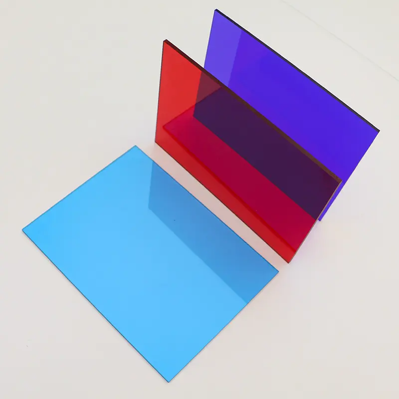 ألاندز بلاستيك 1.22m x 2.44m 2.1m x 5.8m ألوان بولي كربونات أوراق PC الصلبة