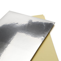 Papier autocollant en vinyle mat argenté de haute qualité, imprimable, 8,5 x 11 pouces, A4, A3, imperméable, adhésif pour imprimante laser