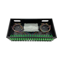 Kotak Terminal Rak 48 Port SC/APC 2U, Panel Patch Fiber, Kotak Sambungan Fiber, Kotak Terminasi Fiber Single Mode FTTH